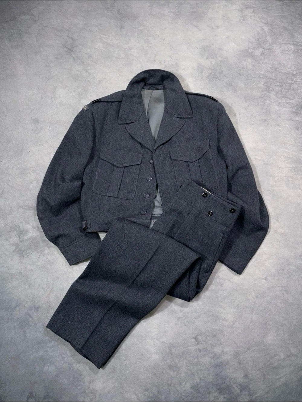 RARE Post WWII RCAF Canadian Antique Army 40s 50s WW2 Vintage Battle Suit